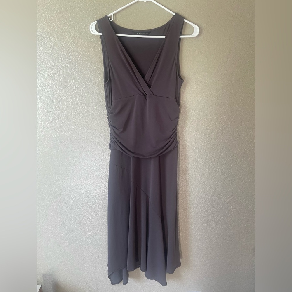 Vintage BCBG brown midi dress, M
